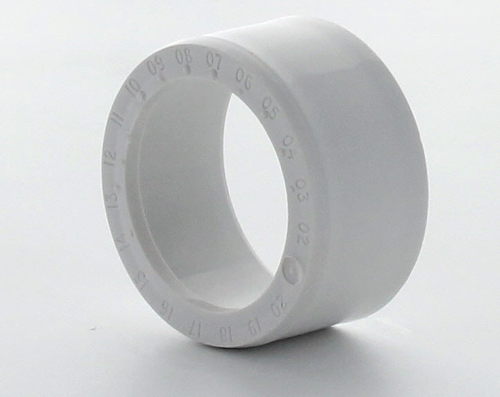 POLY 50MM X 32MM ABS REDUCER WHT