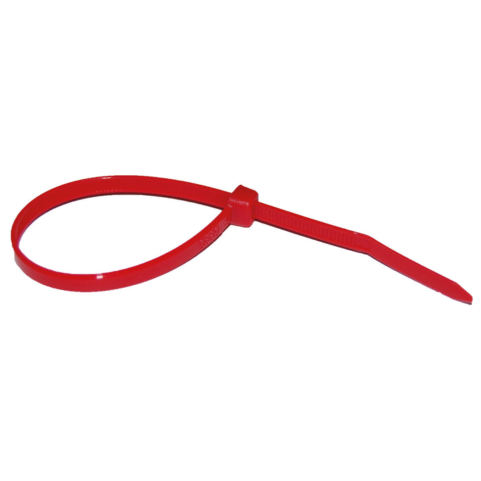 200MM CABLE TIE (PACK OF 100) RED