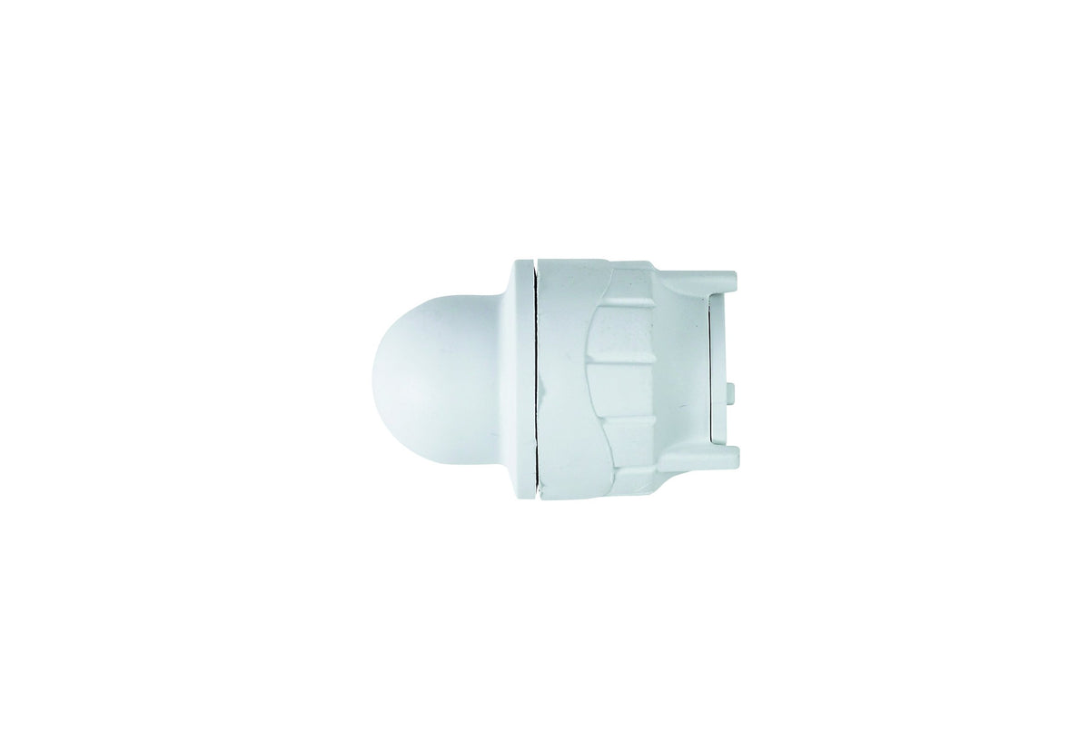 POLY 22MM POLYFIT SOCKET BLANK END WHT — PVC Building Supplies