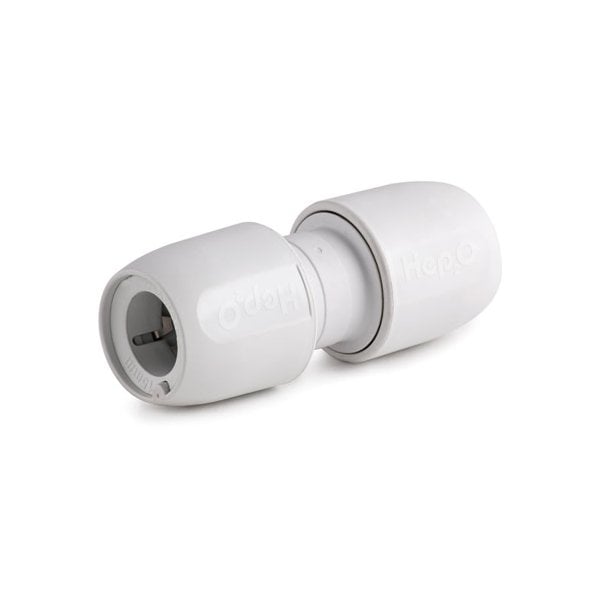 HEPWORTH STRAIGHT CONNECTOR 10MM WHITE