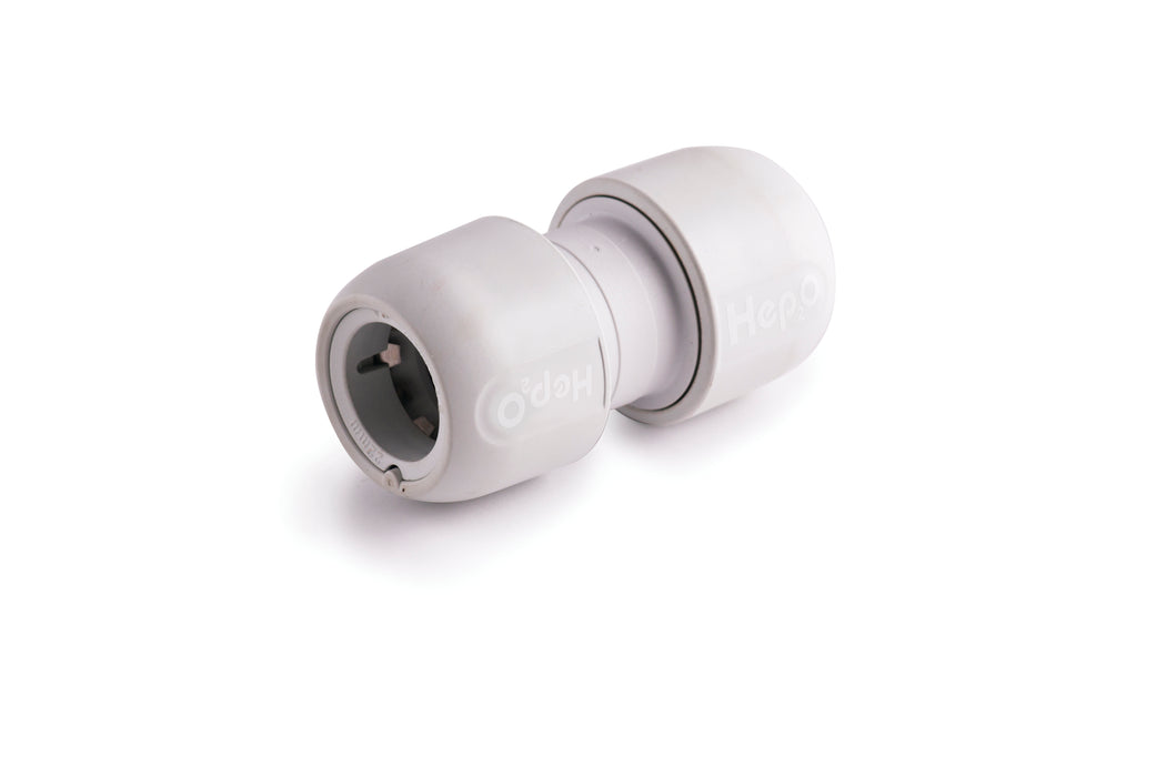HEPWORTH STRAIGHT CONNECTOR 22MM WHITE