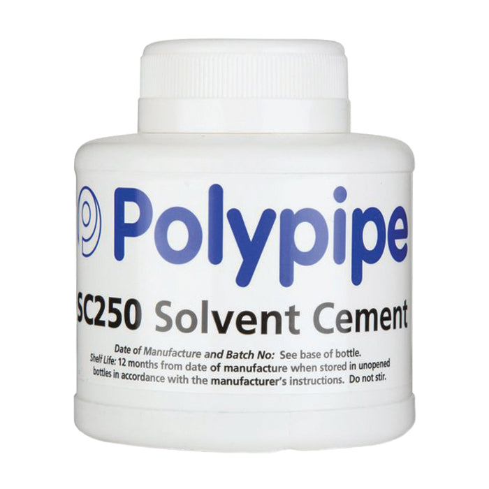 POLYPIPE 250MM SOLVENT CEMENT