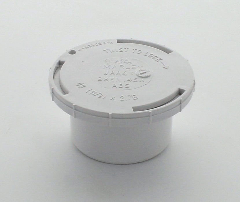 MARLEY ABS 40MM ACCESS CAP WHITE