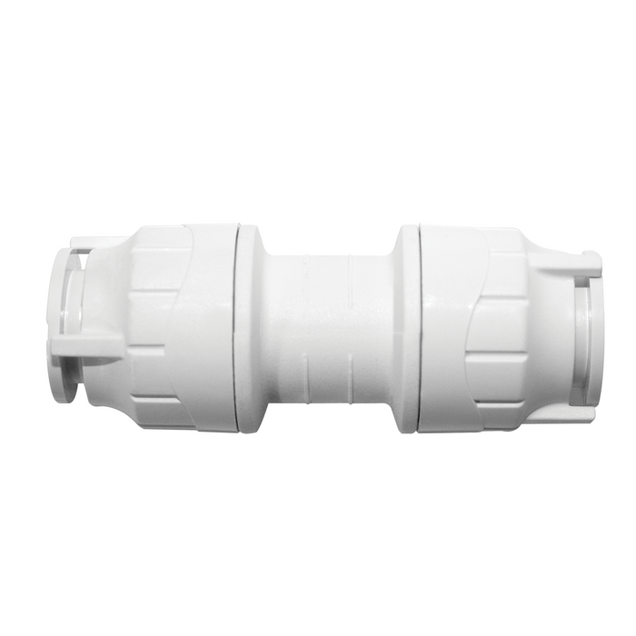 POLYFIT 28MM STRAIGHT COUPLER WHT